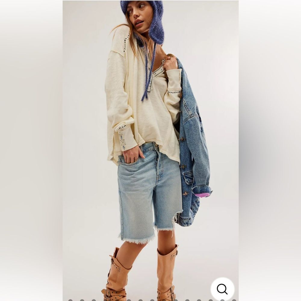 Free People We The Free Taylor Henley Tunic Top
